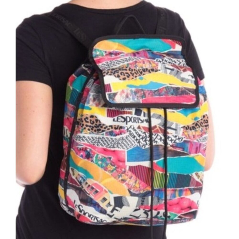 LeSportsac Gabrielle Backpack Y2K College Lightweight‎ Foldable Travel Vacation